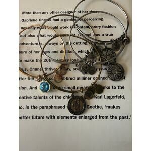 Vintage Alex & Ani Silver & Gold Bracelet Bundle